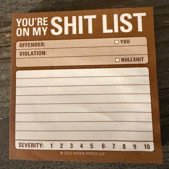 Whimsical 3 Pack: Magnetic Weekly Food Log, Shit List stickies, New Mr. Rogers - Picture 8 of 14